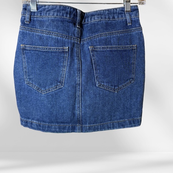 Forever 21 Dark Blue Denim Mini Skirt - Picture 2 of 3
